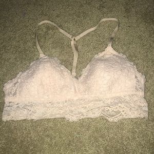 A Pink Lace Aerie bralette